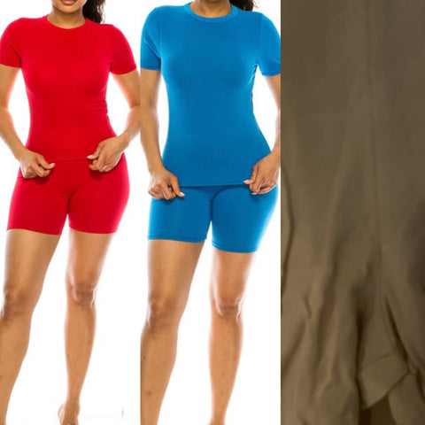 Biker Short Set