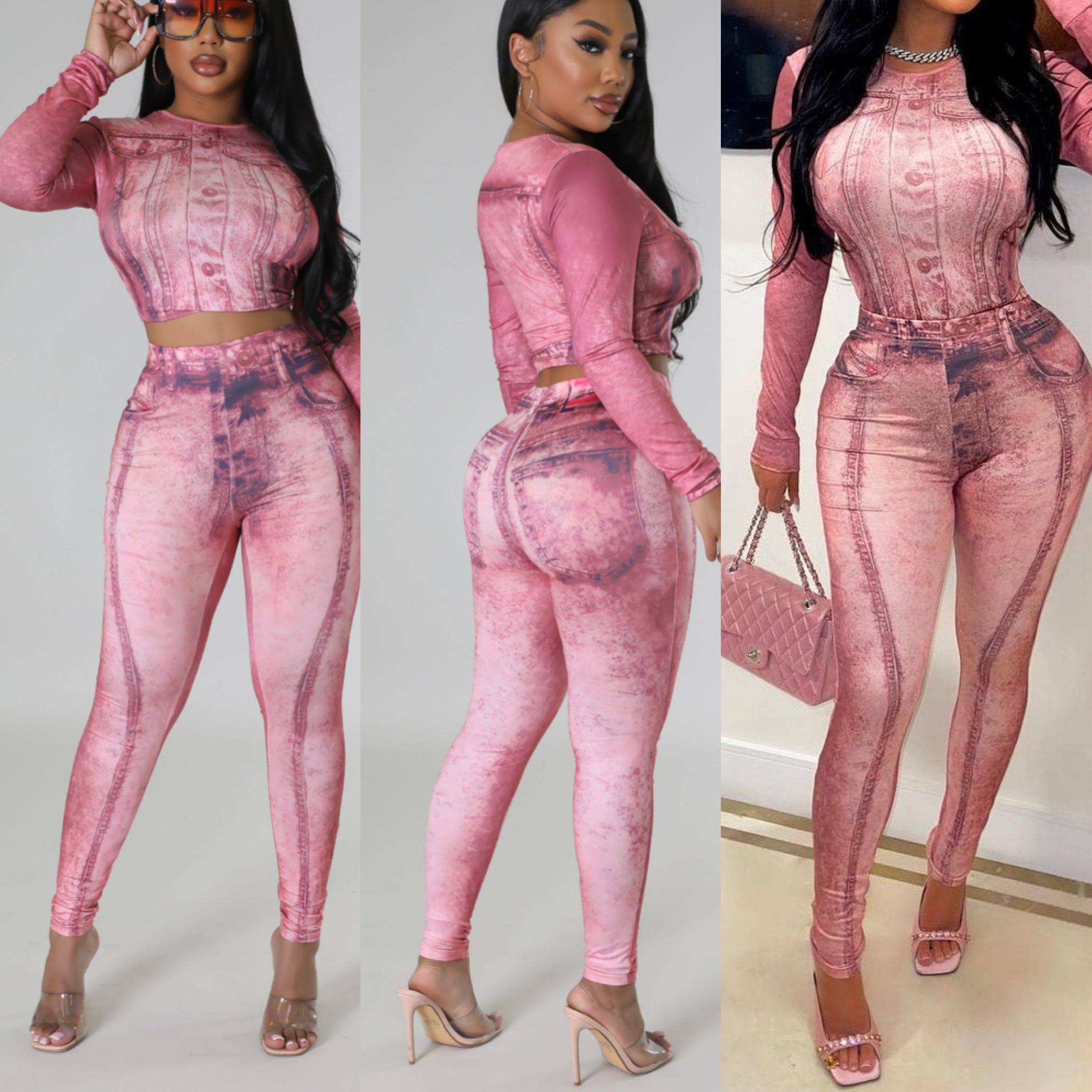 Denim Honey Legging Set