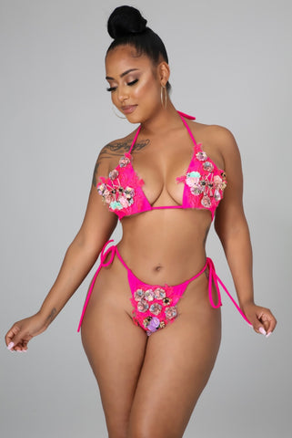 Island escape swimsuit set