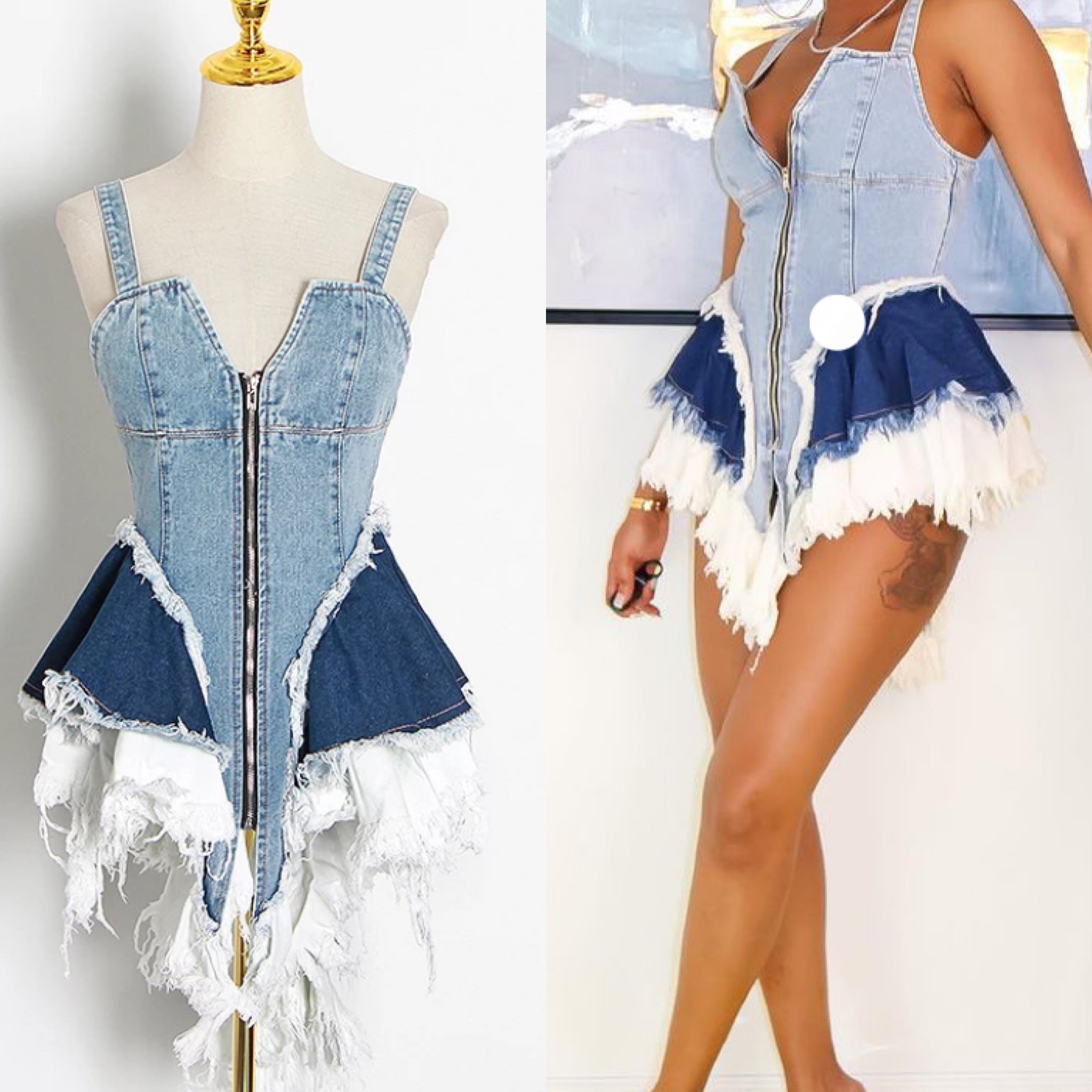 Rebel Denim Top